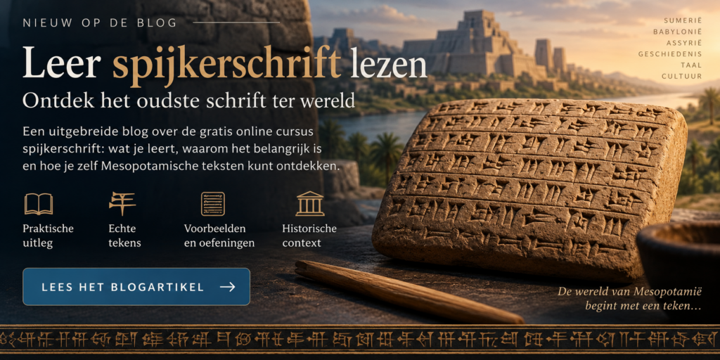 spijkerschrift cursus
