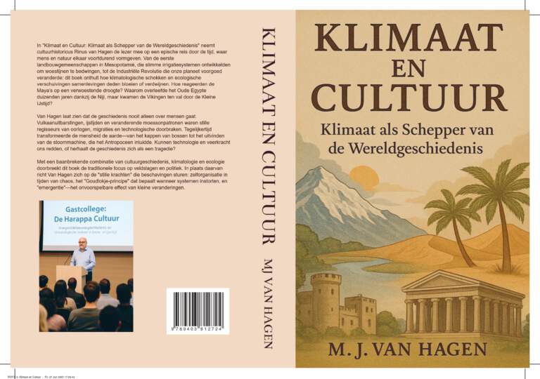 Klimaat als Schepper van de Wereldgeschiedenis. Mijn nieuwste boek.
